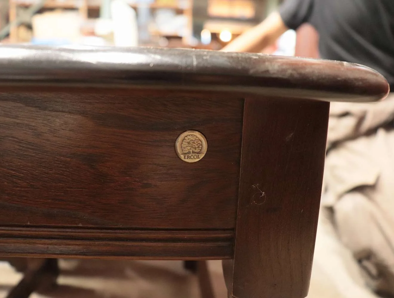 ネストテーブル｜エルム材・1960年代 ロングテーブル型 ERCOL