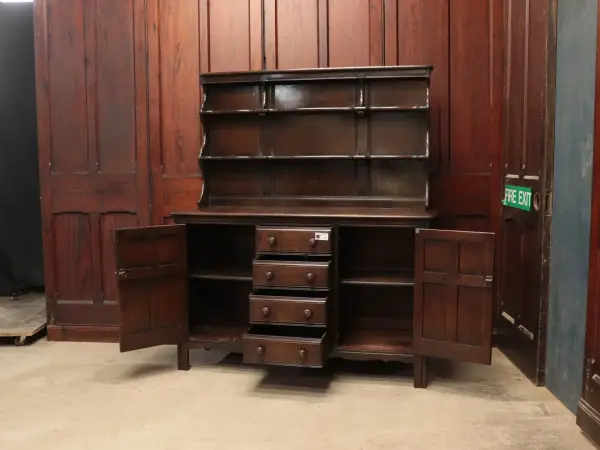 カップボード｜エルム材・1960年代 飾り棚付き ERCOL（アーコール） 2