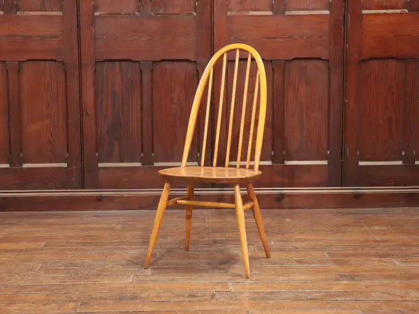 クエーカーチェア｜ブナ・エルム材・1960年代 スポークバック ERCOL（アーコール） 1