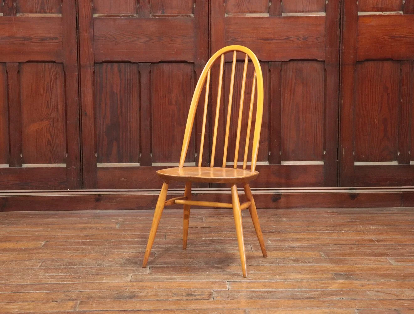クエーカーチェア｜ブナ・エルム材・1960年代 スポークバック ERCOL