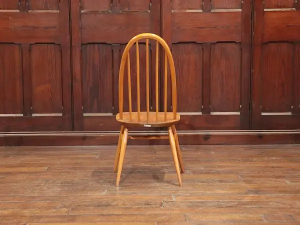 クエーカーチェア｜ブナ・エルム材・1960年代 スポークバック ERCOL（アーコール） 4