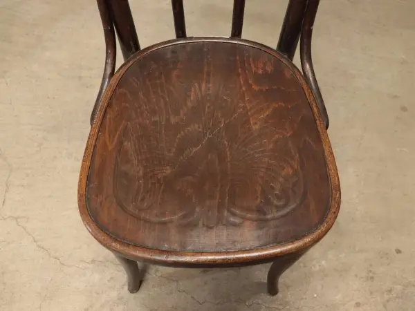 ベントウッドチェア｜ブナ材・1930年代 ゆったりハイバックチェア 6