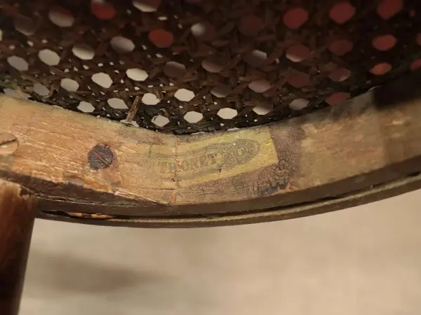 ベントウッドキッズチェア｜ビーチ材・1930年代 籐編み座面 THONET（トーネット） 7
