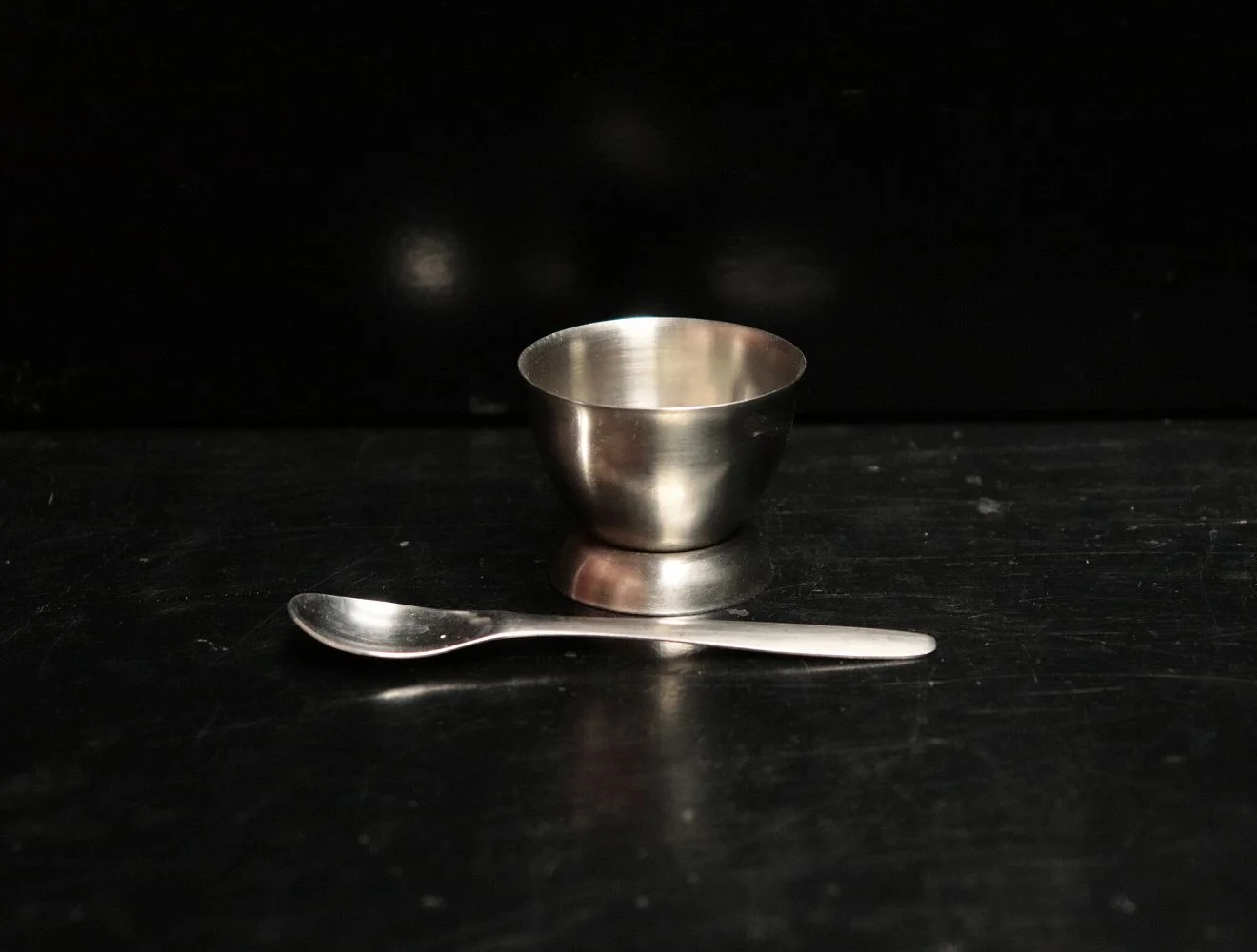 エッグスタンド｜ステンレス スプーン付き 4.8cm | ケントストア
