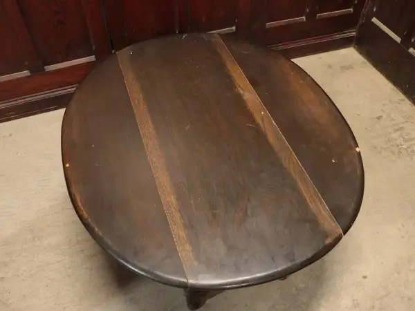 センターテーブル｜ビーチ・エルム材・1930年代 ゲートレッグ式 ERCOL（アーコール） 3