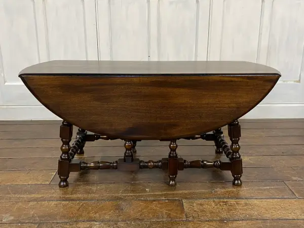 センターテーブル｜ビーチ・エルム材・1930年代 3段階に広がるゲートレッグ ERCOL（アーコール） 4