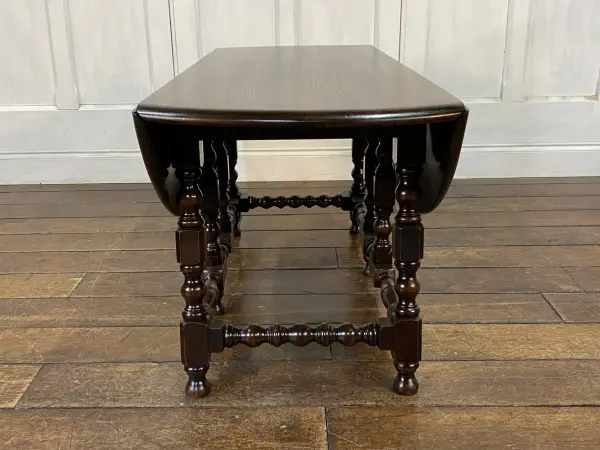 センターテーブル｜ビーチ・エルム材・1930年代 3段階に広がるゲートレッグ ERCOL（アーコール） 5