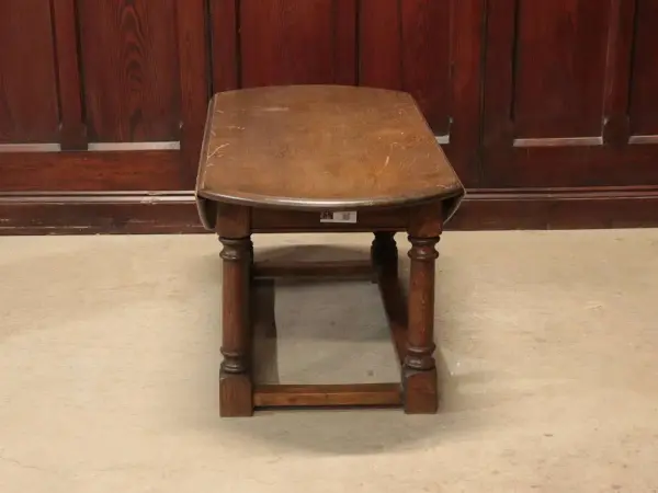 センターテーブル｜オーク材・1930年代 フランス製ドロップリーフ 6