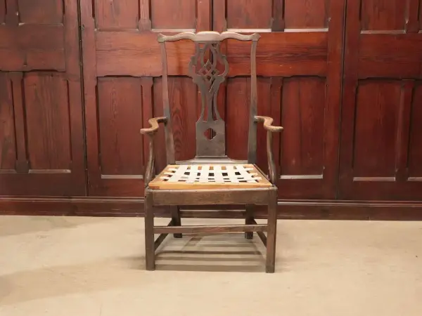 アームチェア｜エルム材・1850年代 希少チェア 2