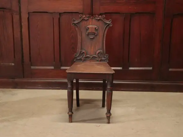 ホールチェア｜マホガニー材・1880年代 未修理 2