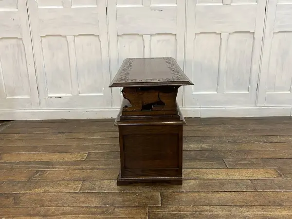 モンクスベンチ｜オーク材・1930年代 1台3役の伝統家具 5
