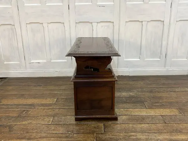 モンクスベンチ｜オーク材・1930年代 1台3役の伝統家具 7