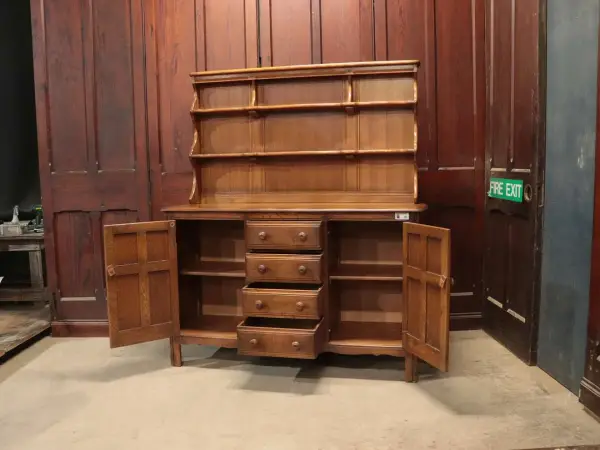 カップボード｜エルム材・1960年代 プレートラック付き ERCOL（アーコール） 2