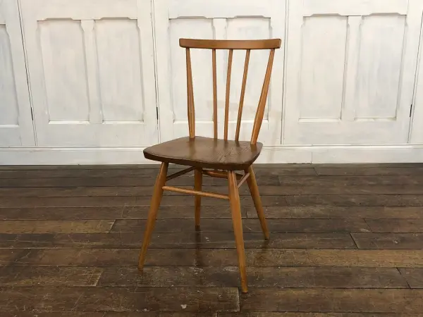 スティックバックチェア｜ブナ・エルム材・1960年代 背が抜けたダイニングチェア ERCOL（アーコール） 1