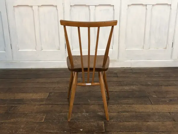 スティックバックチェア｜ブナ・エルム材・1960年代 背が抜けたダイニングチェア ERCOL（アーコール） 4