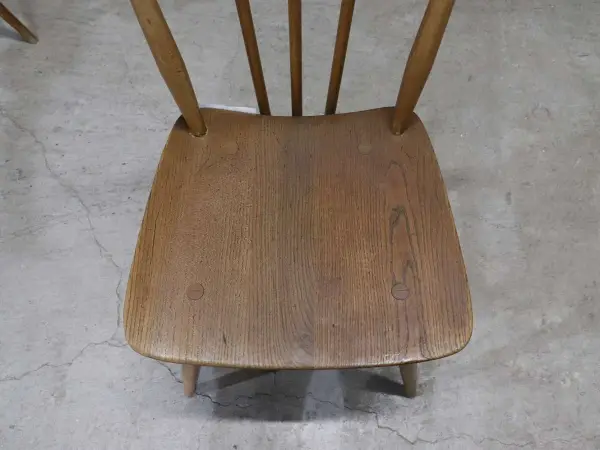 スティックバックチェア｜ブナ・エルム材・1960年代 背が抜けたダイニングチェア ERCOL（アーコール） 6