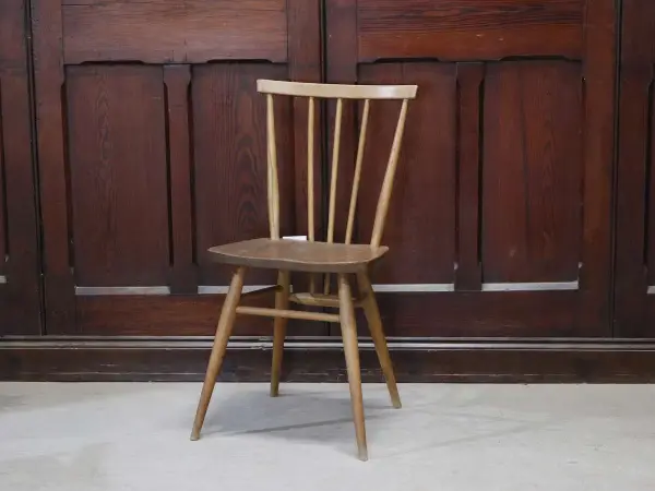 スティックバックチェア｜ブナ・エルム材・1960年代 背が抜けたダイニングチェア ERCOL（アーコール）