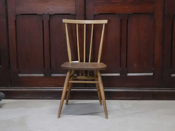 スティックバックチェア｜ブナ・エルム材・1960年代 背が抜けたダイニングチェア ERCOL（アーコール） 2