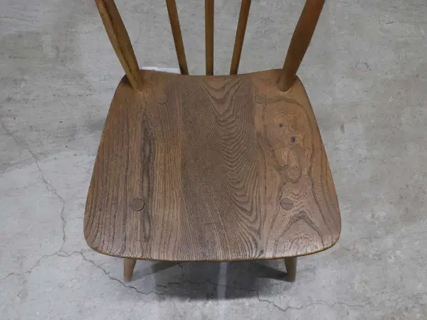 スティックバックチェア｜ブナ・エルム材・1960年代 背が抜けたダイニングチェア ERCOL（アーコール） 6