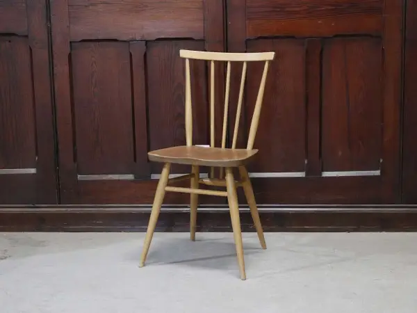 スティックバックチェア｜ブナ・エルム材・1960年代 背が抜けたダイニングチェア ERCOL（アーコール）