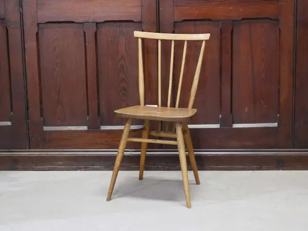 スティックバックチェア｜ブナ・エルム材・1960年代 背が抜けたダイニングチェア ERCOL（アーコール）