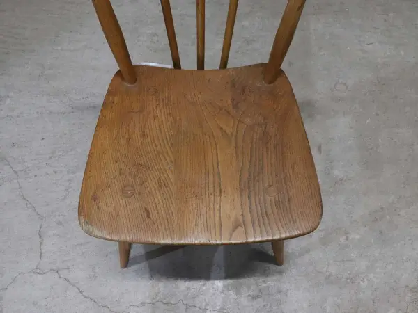 スティックバックチェア｜ブナ・エルム材・1960年代 背が抜けたダイニングチェア ERCOL（アーコール） 6