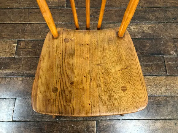 スティックバックチェア｜ブナ・エルム材・1960年代 背が抜けたダイニングチェア ERCOL（アーコール） 6