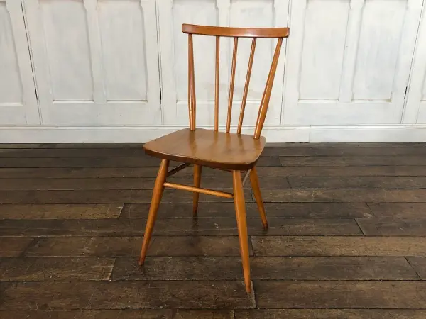 スティックバックチェア｜ブナ・エルム材・1960年代 背が抜けたダイニングチェア ERCOL（アーコール）
