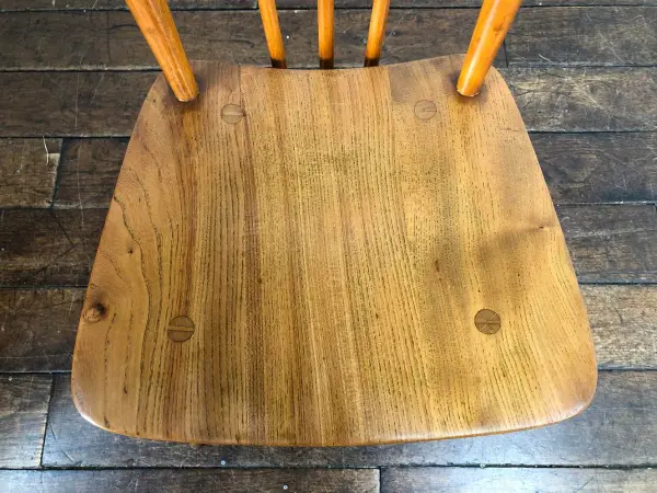 スティックバックチェア｜ブナ・エルム材・1960年代 背が抜けたダイニングチェア ERCOL（アーコール） 6