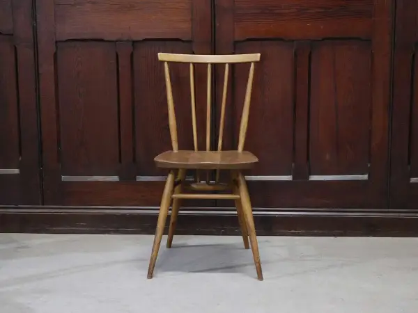スティックバックチェア｜ブナ・エルム材・1960年代 背が抜けたダイニングチェア ERCOL（アーコール） 2