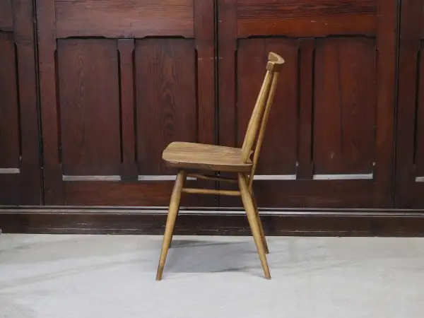 スティックバックチェア｜ブナ・エルム材・1960年代 背が抜けたダイニングチェア ERCOL（アーコール） 3