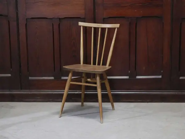 スティックバックチェア｜ブナ・エルム材・1960年代 背が抜けたダイニングチェア ERCOL（アーコール） 1