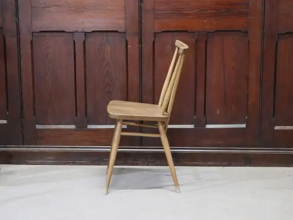 スティックバックチェア｜ブナ・エルム材・1960年代 背が抜けたダイニングチェア ERCOL（アーコール） 3