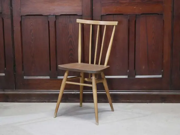スティックバックチェア｜ブナ・エルム材・1960年代 背が抜けたダイニングチェア ERCOL（アーコール）