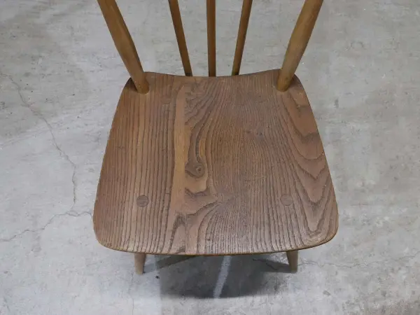 スティックバックチェア｜ブナ・エルム材・1960年代 背が抜けたダイニングチェア ERCOL（アーコール） 6
