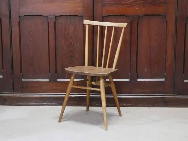 スティックバックチェア｜ブナ・エルム材・1960年代 背が抜けたダイニングチェア ERCOL（アーコール）