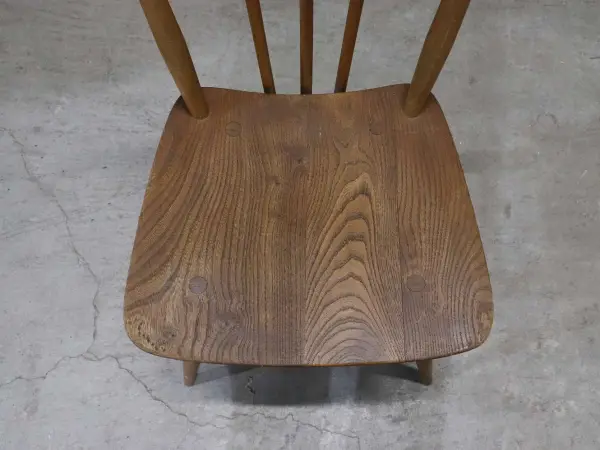 スティックバックチェア｜ブナ・エルム材・1960年代 背が抜けたダイニングチェア ERCOL（アーコール） 6