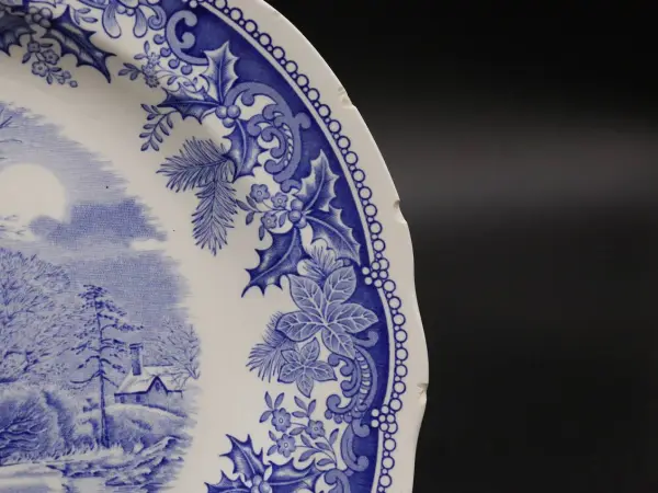 プレート Spode Winter's Eve（雪景色） 6
