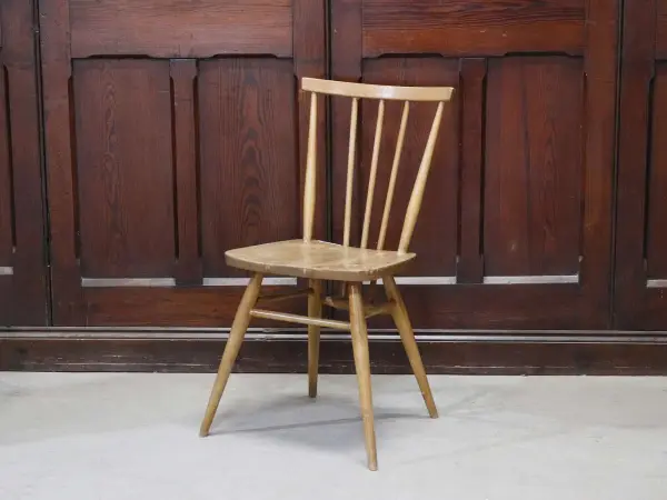 スティックバックチェア｜ブナ・エルム材・1960年代 背が抜けたダイニングチェア ERCOL（アーコール） 1