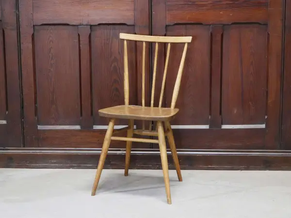 スティックバックチェア｜ブナ・エルム材・1960年代 背が抜けたダイニングチェア ERCOL（アーコール）