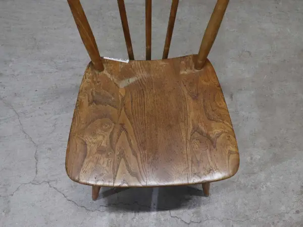 スティックバックチェア｜ブナ・エルム材・1960年代 背が抜けたダイニングチェア ERCOL（アーコール） 6