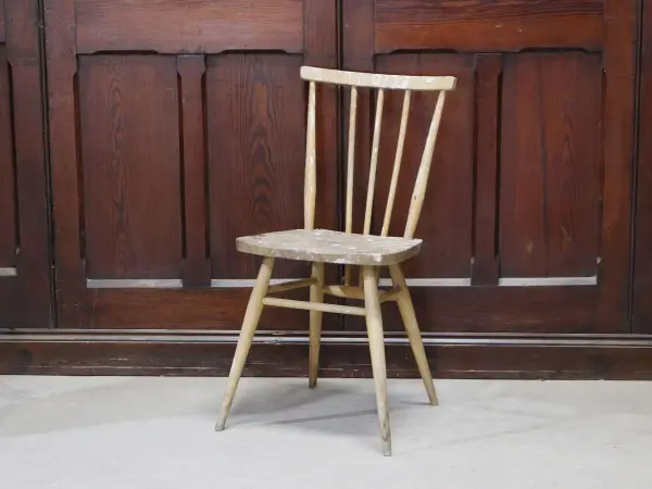 スティックバックチェア｜ブナ・エルム材・1960年代 背が抜けたダイニングチェア ERCOL（アーコール）
