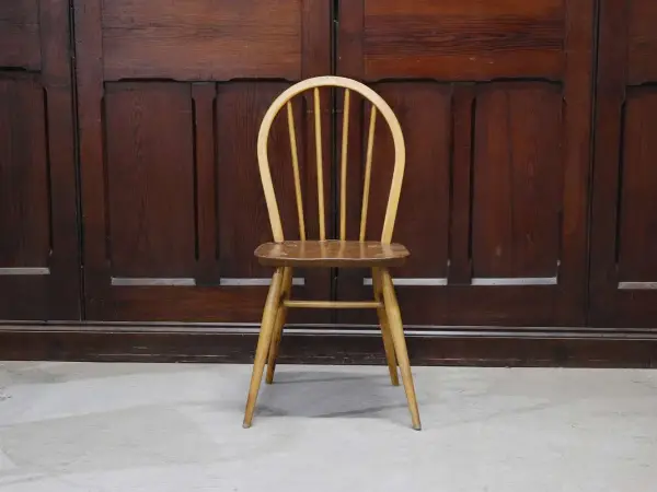 フープバックチェア｜ブナ材・エルム材・1960年代 ウィンザーキッチンチェア ERCOL（アーコール） 2
