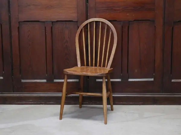 フープバックチェア｜ブナ材・エルム材・1960年代 スポークバックの名作 ERCOL（アーコール） 1