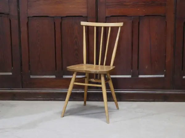 スティックバックチェア｜ブナ・エルム材・1960年代 背が抜けたダイニングチェア ERCOL（アーコール） 1