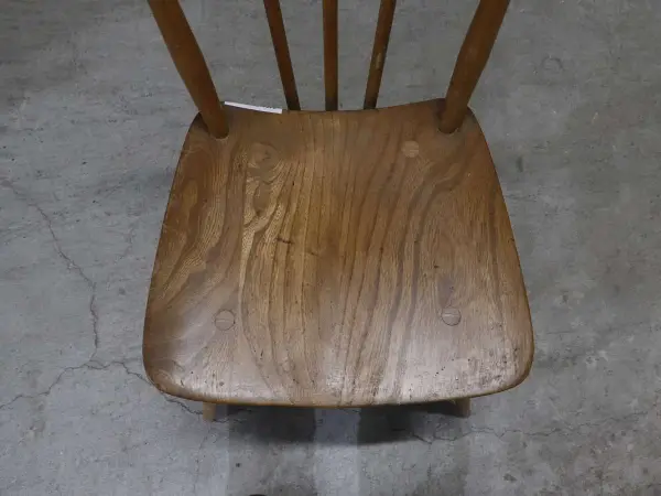 スティックバックチェア｜ブナ・エルム材・1960年代 背が抜けたダイニングチェア ERCOL（アーコール） 6