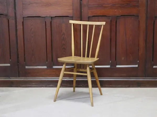スティックバックチェア｜ブナ・エルム材・1960年代 背が抜けたダイニングチェア ERCOL（アーコール）
