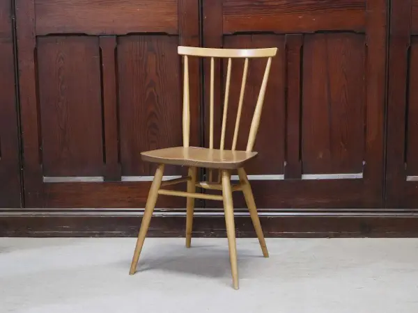 スティックバックチェア｜ブナ・エルム材・1960年代 背が抜けたダイニングチェア ERCOL（アーコール）