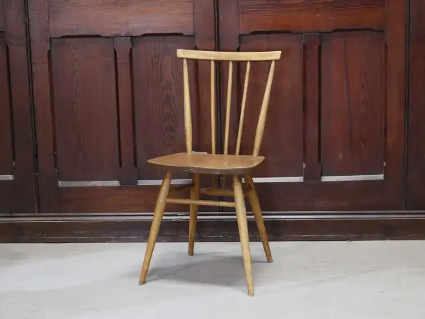 スティックバックチェア｜ブナ・エルム材・1960年代 背が抜けたダイニングチェア ERCOL（アーコール）