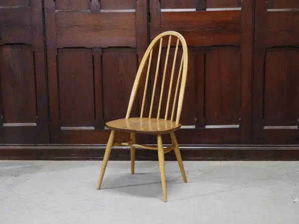 クエーカーチェア｜ブナ・エルム材・1960年代 スポークバック ERCOL（アーコール）